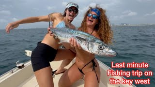 Catching Kings on my 17 ft Keywest