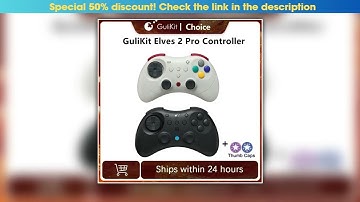 GuliKit Elves 2 Pro Wireless Gaming Controller for Switch 2WindowsiOS Android Hall Joysticks1000Hz