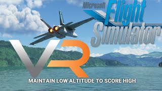 Microsoft Flight Simulator 2020 3D VR ОЗЕРО РИФФ