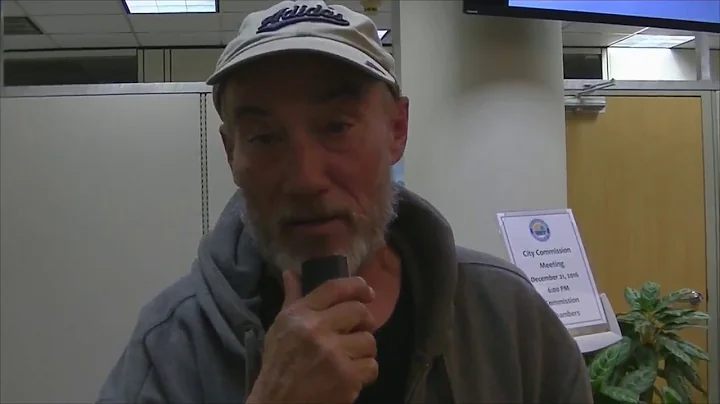 Ronald Alford  at City Hall in Daytona Beach Fl 12...