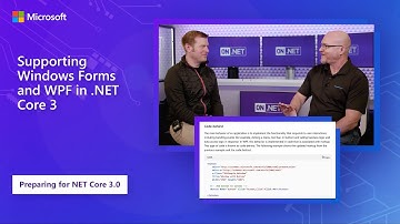 Ondersteuning van Windows Forms en WPF in .NET Core 3
