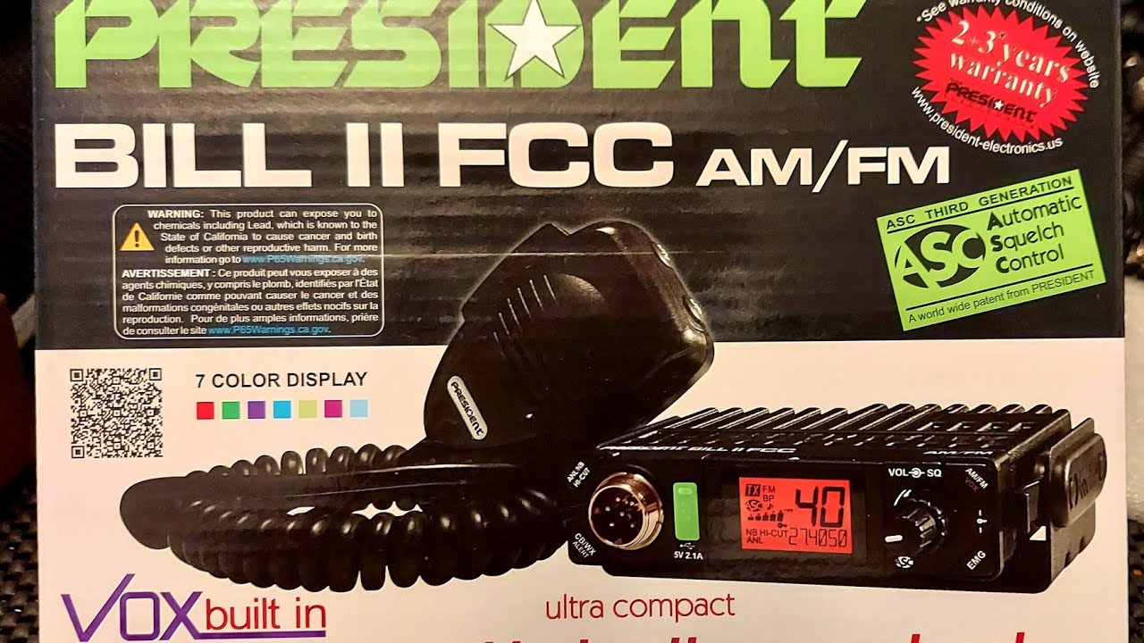 First Look, President Bill II AM FM CB. - YouTube