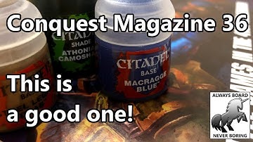 Warhammer 40,000: Conquest Issue 36 Review (Hachette Partworks Magazine) - More Citadel Paints