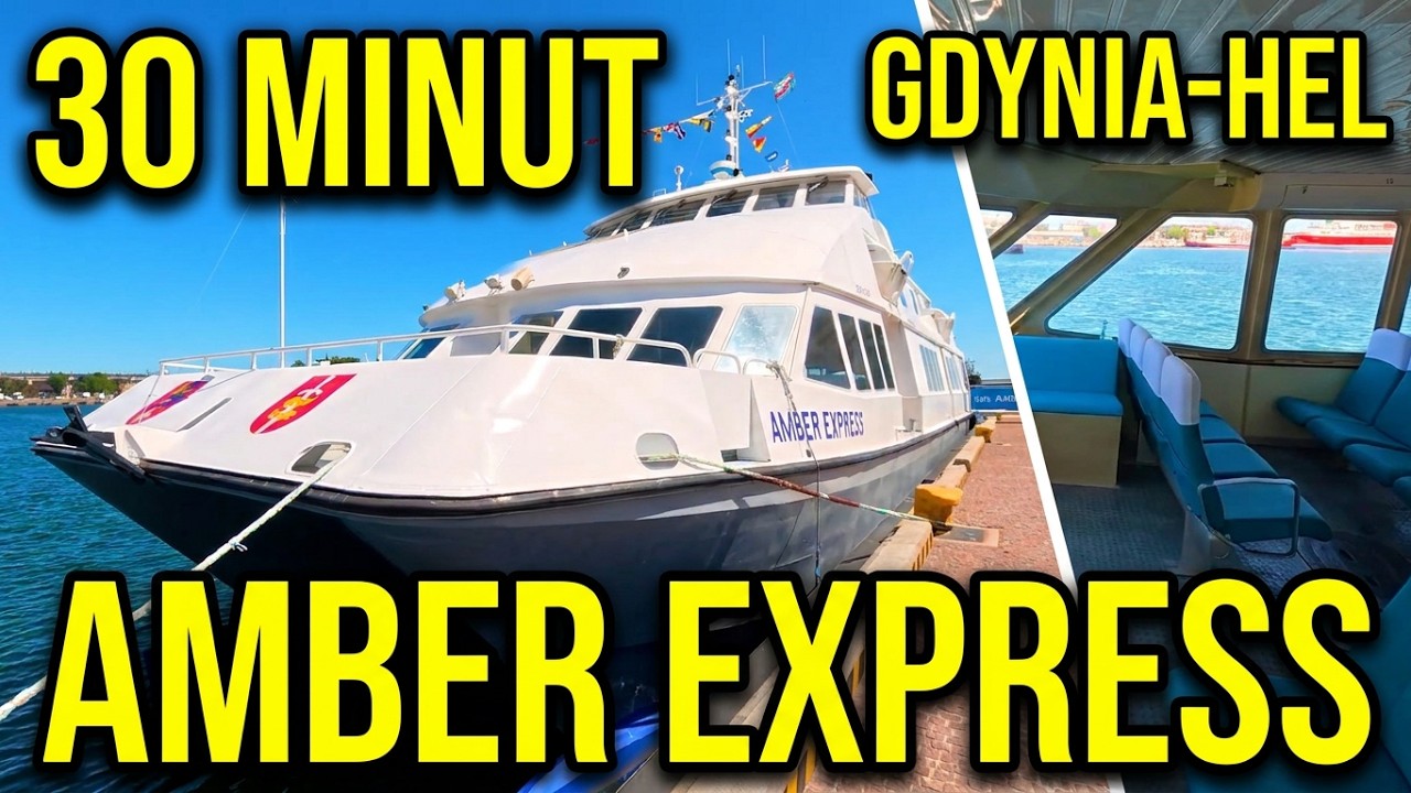 W 30 minut z Gdyni na Hel! Nowy katamaran Amber Express ZMIENI WSZYSTKO ...