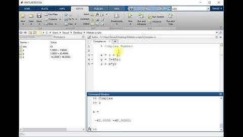 Complex Numbers | Matlab free course - (MATLAB full course)