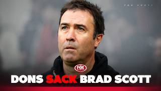 🚨Bombers sack Brad Scott!🚨 Who are the contenders for the Dons job? I Fox Footy