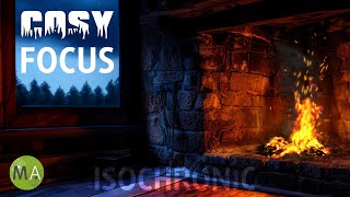 Relaxed Focus Cosy Cottage Fireplace with Rain + Beta Isochronic Tones by Jason Lewis - Mind Amend 5,941 views 3 weeks ago 3 hours
