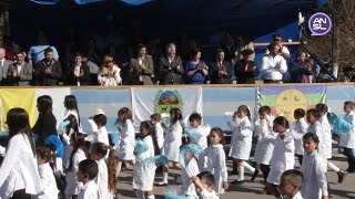El gobernador presidió la promesa de lealtad a la Bandera de San Luis en Buena Esperanza