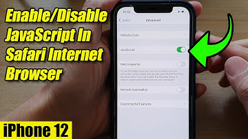 iPhone 12: How to Enable/Disable JavaScript In Safari Internet Browser