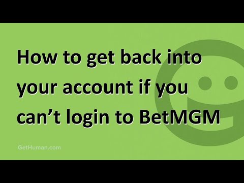 BetMGM account recovery tutorial