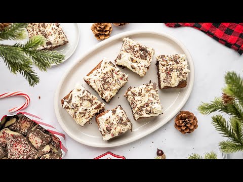 Peppermint Bark Brownies