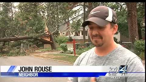 Strong winds down trees and powerlines in Spokane
