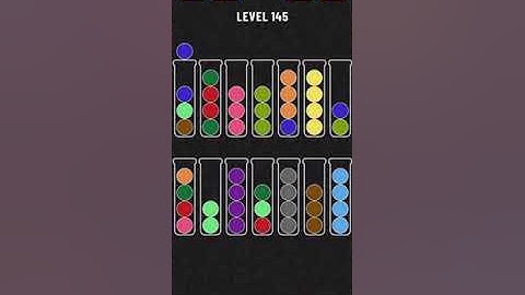 Ball sort puzzle level 145