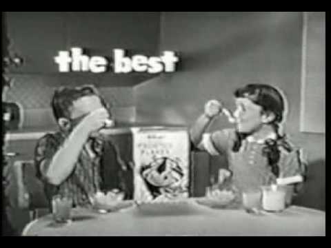 Kellogg's Frosted Flakes Ad With Tony The Tiger and Son 1960
