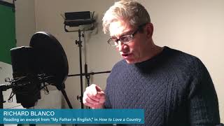 Richard Blanco reads an excerpt from 'My Father in English' (How to Love a Country) by Beacon Press 979 views 5 years ago 1 minute, 9 seconds