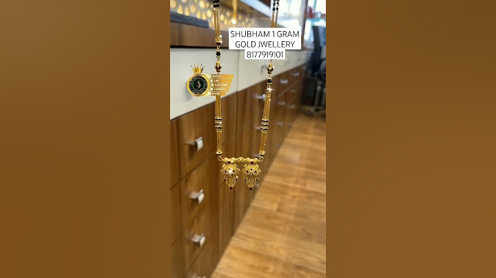 Latest 1 Gram Gold Mangalsutra Design न्यू 1 ग्रॅम गोल्ड मंगळसूत्र @shubham1gramgoldjewellers