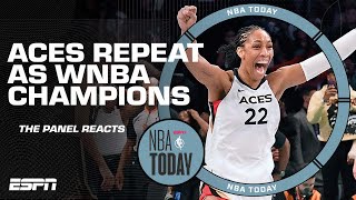 Las Vegas Aces REPEAT 🏆 🏆 Reacting to their dominant run | WNBA Today