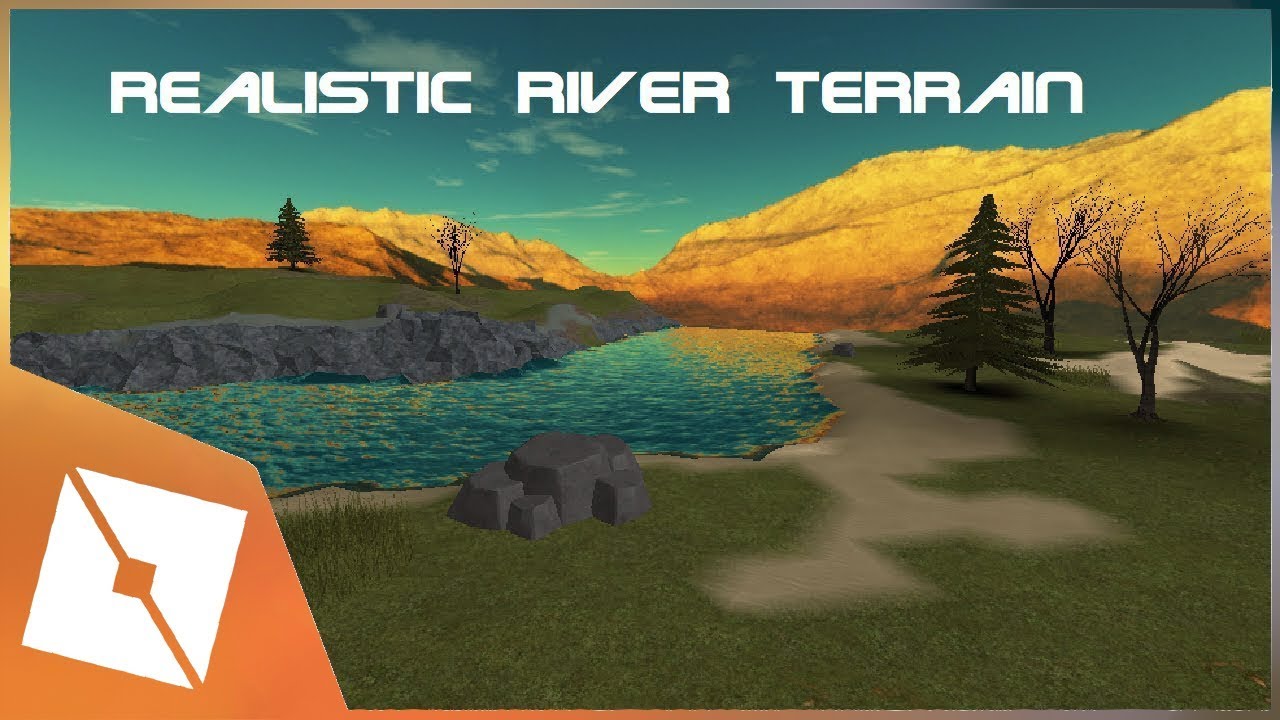 Roblox Edits Making Realistic River Terrain Youtube