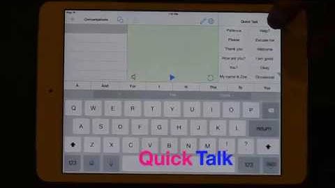 Proloquo4text Tutorial