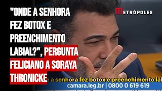 Soraya e Feliciano discutem em CPMI: 'onde ele faz sobrancelha?' - Vídeo  Dailymotion