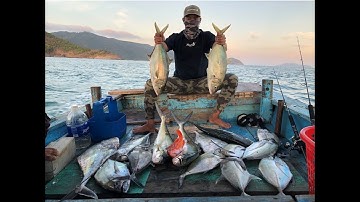 [TẬP FULL ] CÂU CÁ BIỂN CÔN ĐẢO | LURE MỰC VÀ JIGGING CÁ KHỦNG