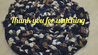 How To Make Simple Doormatdoormat Making From Old Kurtispaydan Banana Ka Tarika