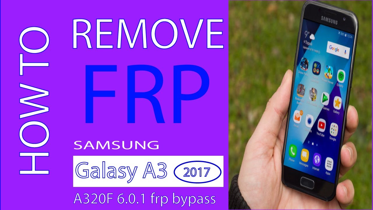 samsung A3 2017 frp bypass 6.0.1 (A320FL). Gmail account bypass by 