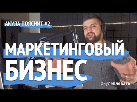 БИЗНЕС ИДЕЯ Маркетинговое Агентство / Акула Пояснит
