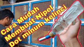Cara mudah MEMBUAT NIP*L DOT MINUM KELINCI, Caranya seperti ini...