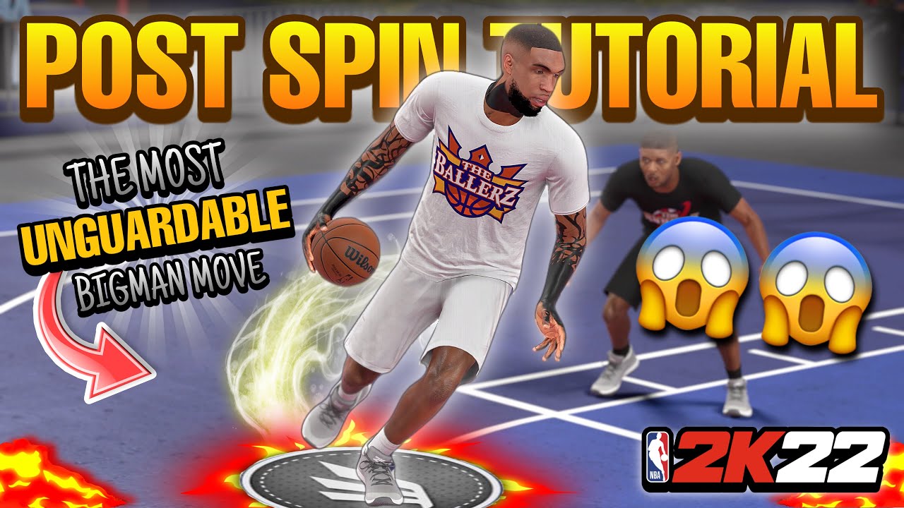 THE MOST UNGUARDABLE BIGMAN MOVE IN 2K22‼️💥 POST SPIN TUTORIAL/HOW TO