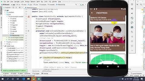 RSS Reader (video demo ứng dụng trên máy ảo) - Đạt