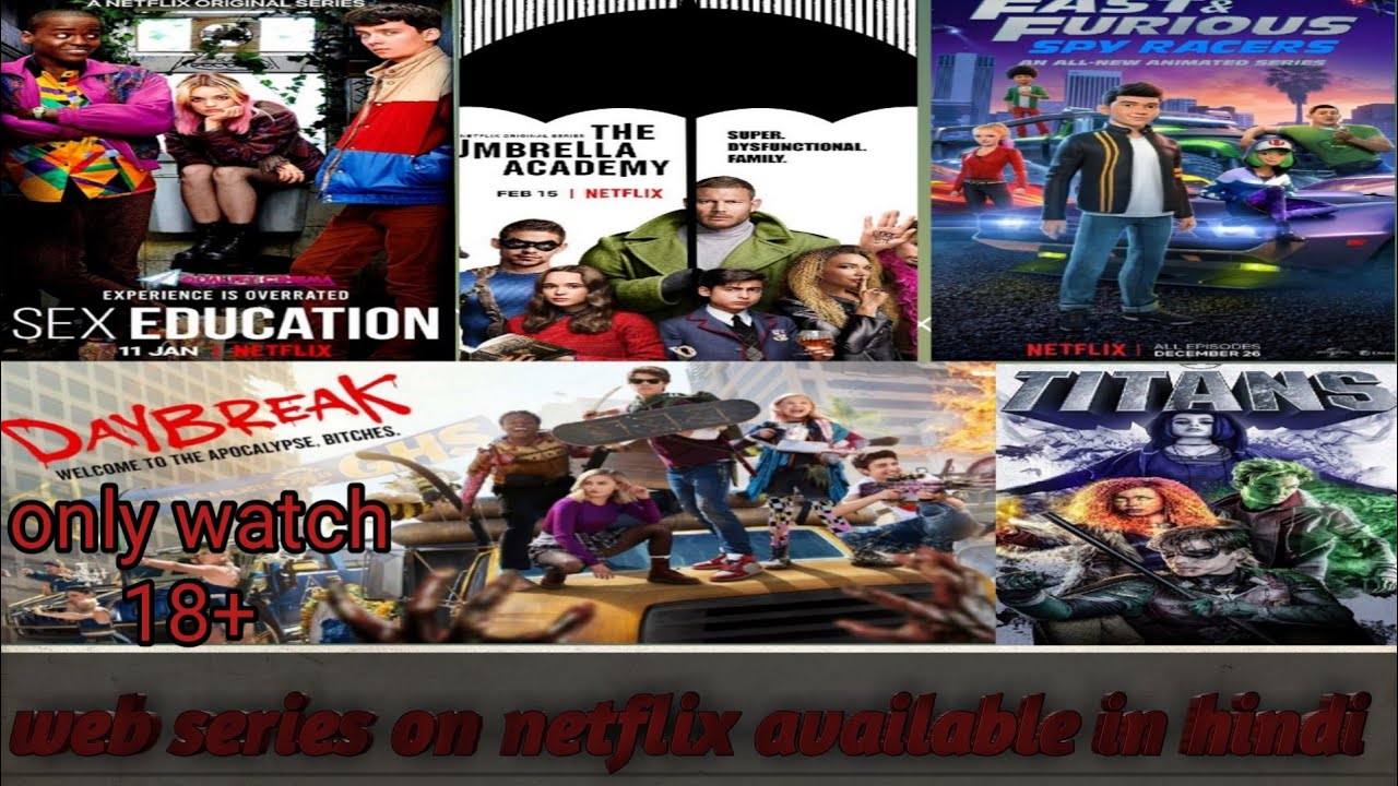 Top 5 wen series on netflix available in hindi  || top-5 web series || ||18+ watch this web series||