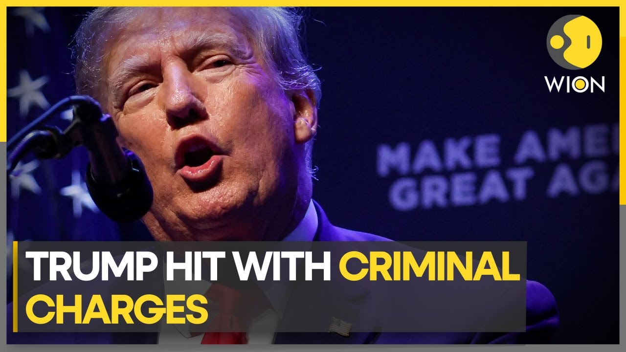 Trump Hit With Criminal Charges In NY A First For A US Ex president Trump Hit With Criminal Charges In NY A First For A US Ex president