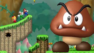NEWER Super Mario Bros. Wii: Rescue Peach - 3 Player Co-Op Part 10 Mini-Mega Island - HILARIOUS!