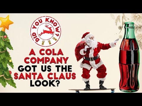 DID YOU KNOW a cola company got us Santa Claus look? | Facts about Santa's suit? | Christmas Special