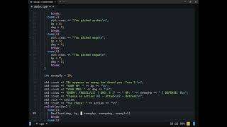 Making lore game in C++ Pt. 3!