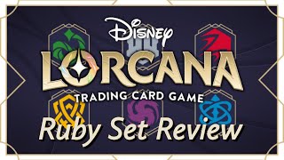 Disney Lorcana Set 1 Ruby Cards Review