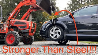 The Amazing Lightweight Rope That Can Lift A Car!!! screenshot 5