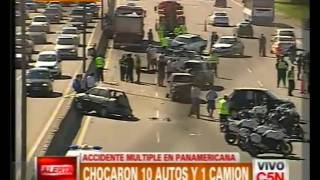 C5N - ACCIDENTE MULTIPLE EN PANAMERICANA