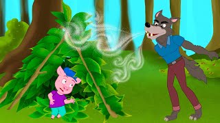 Tiga Cerita Babi dan Serigala Kecil | Kartun Anak Anak | Bahasa Indonesia Cerita Anak