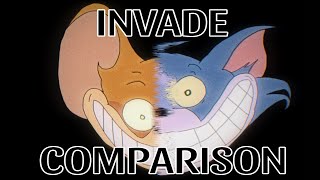 Fnf The Basement Show  Invade Comparison