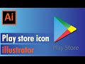 Play Store icon | illustrator