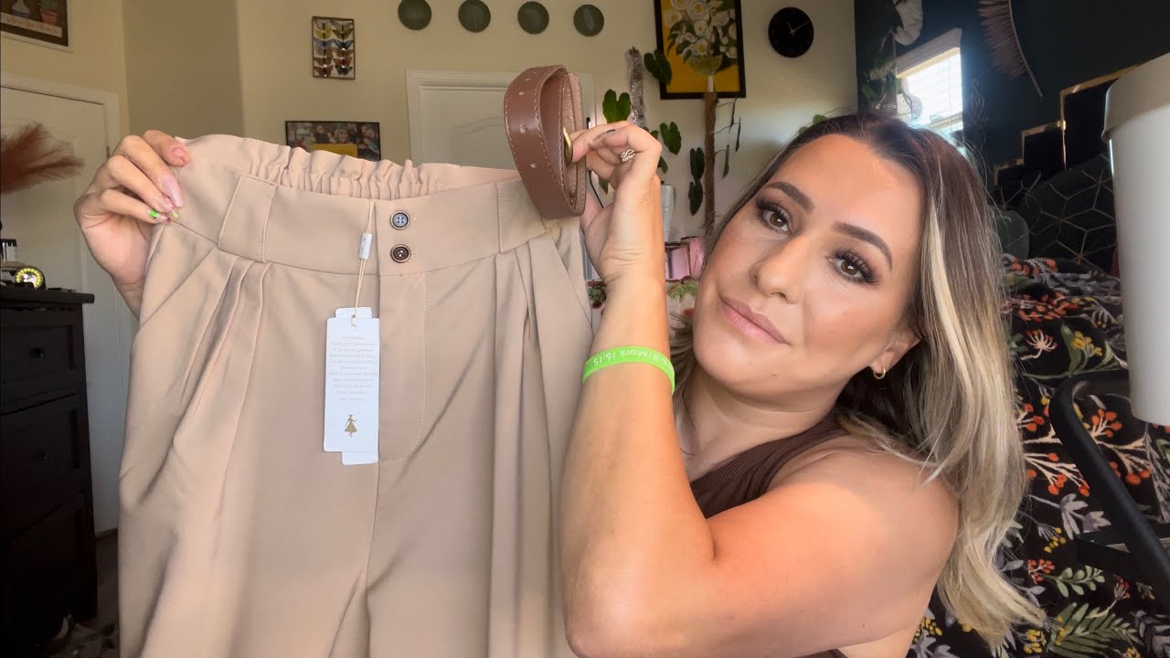 Belle Poque Women's High Waisted Stretch Dress Pants