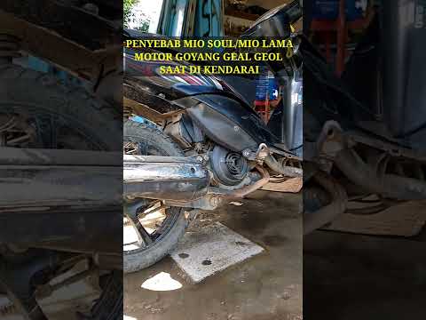 penyebab ban belakang  Mio goyang saat jalan