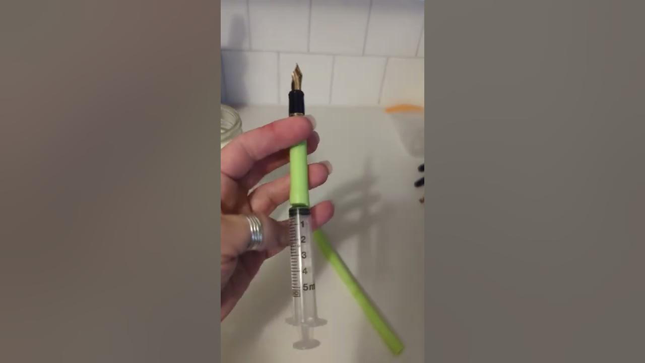 Fountain Pen Cleaning Hack YouTube