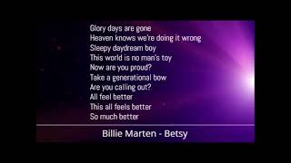 Billie Marten - Betsy (Lyrics)