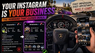 Day 13 Building an Exotic Rental Car Company - Rebranding Myself to Build Connections
