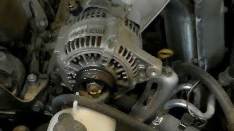 how to change Alternator on 1997-2001 Toyota Camry