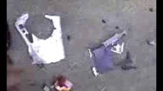 joey attacking a camera with a hammer