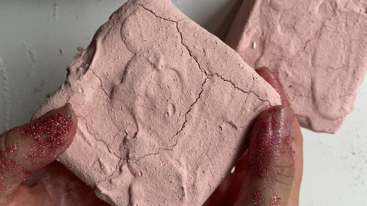 Two pasted gym chalk reforms and a regular block | Gym chalk ASMR ...
